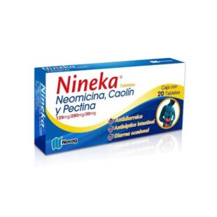 Nineka Neomicina 129mg/Caolin 280mg/Pectina 30mg C/20